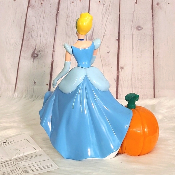 Vintage 90s Disney Fantasma Cinderella Musical Alarm Clock Battery Operated - Picture 8 of 17